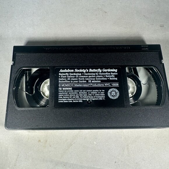 Audubon Societys Butterfly Gardening VHS 1991 Educational Video 92 Min - Picture 3 of 4